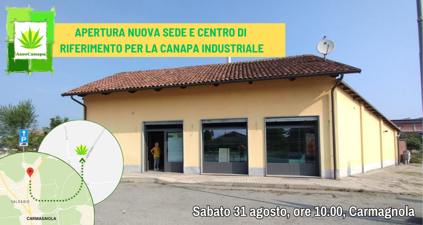 Foto della nuova sede nazionale di Carmagnola, ancora in allestimento